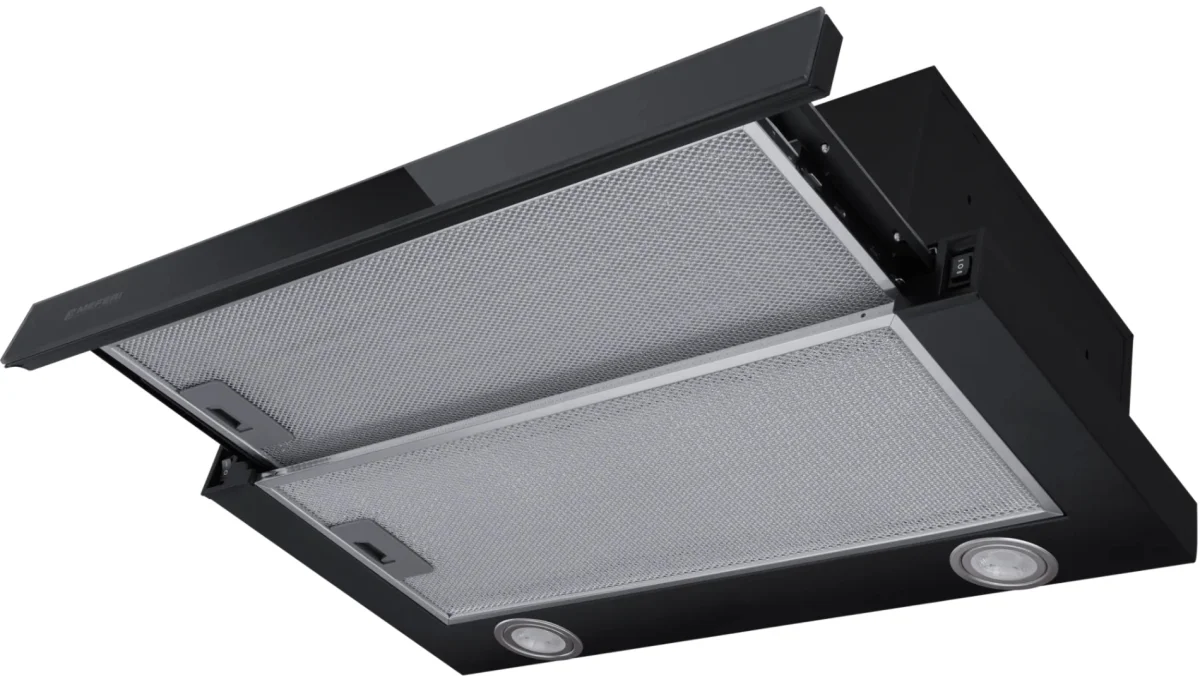 Вытяжка телескопическая SLIDEBOX60BK GLASS ULTRA 2