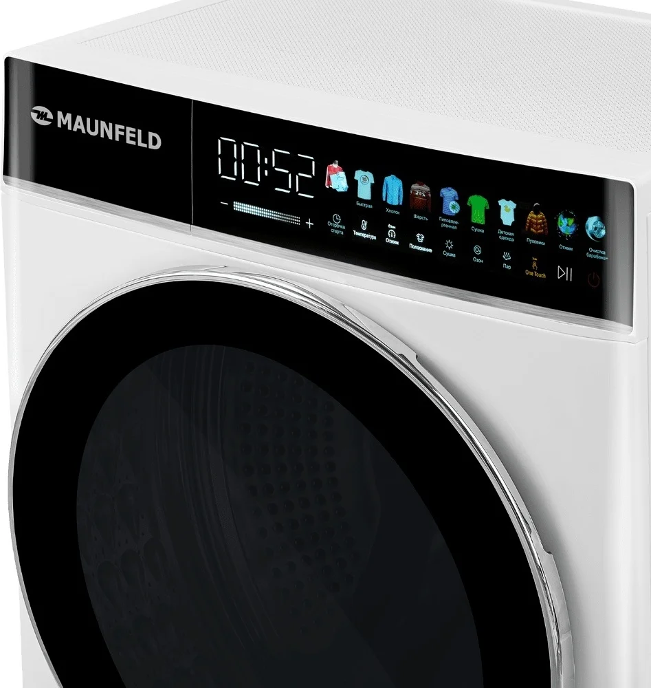 Стиральная машина c инвертором и сушкой MAUNFELD MFWD1295WH05 11
