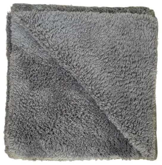 DP-470, Grey, 40\40 Ultrasonic cut, Микрофибра для протирки автомобиля Цвет Серый 3