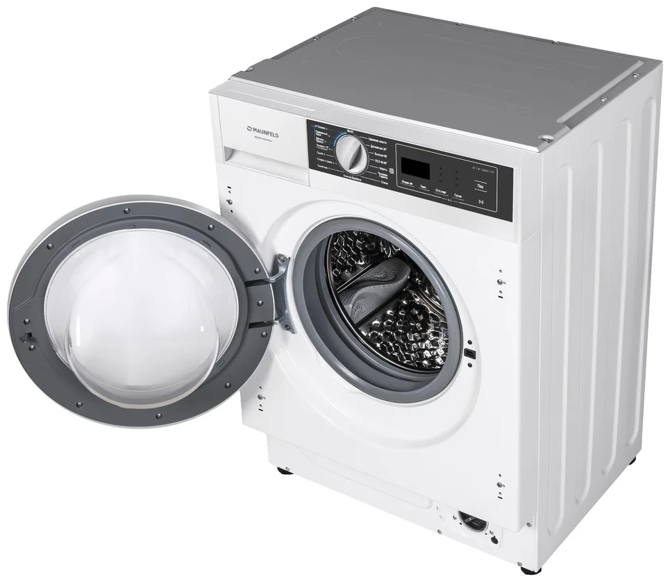 Встраиваемая стиральная машина с сушкой и паром MAUNFELD MBWM1486STWH 4