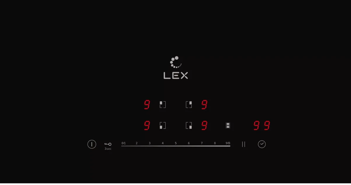LEX EVI 641A BL панель стеклокерамическая индукционная 2