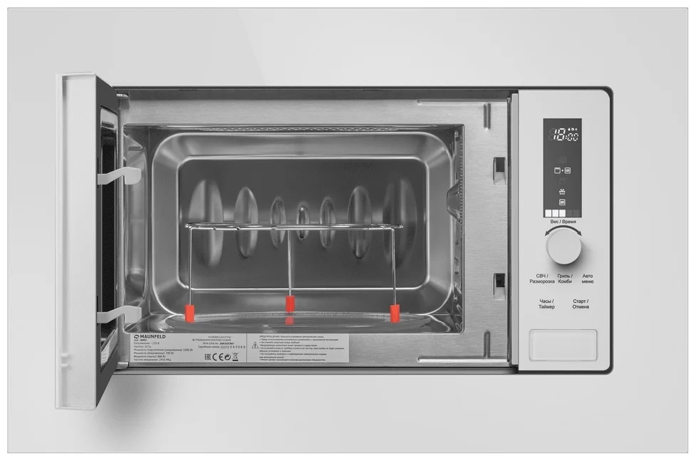Микроволновая печь встраиваемая maunfeld jbmo820gw01 4