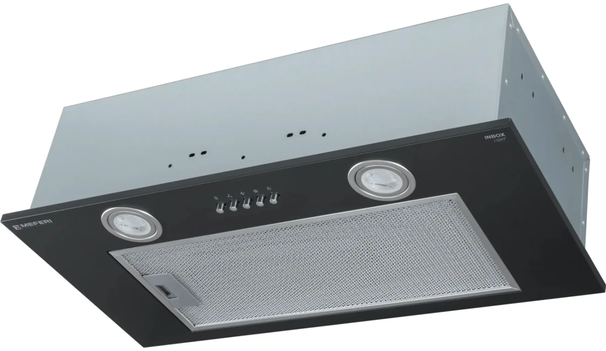 Вытяжка полновстраиваемая INBOX60BK LIGHT