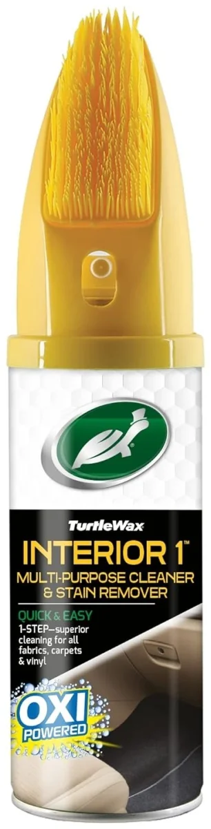 TURTLE WAX INTERIOR WITCH BRUSH ОЧИСТИТЕЛЬ ОБИВКИ С ВСТРОЕННОЙ ЩЕТКОЙ 400мл (химчистка)