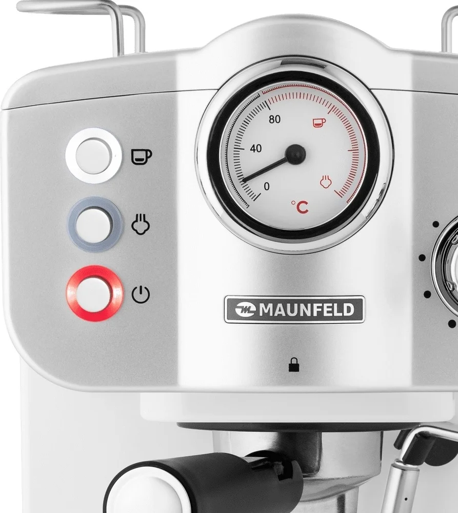 Кофемашина рожкового типа MAUNFELD MF-735WH PRO 4