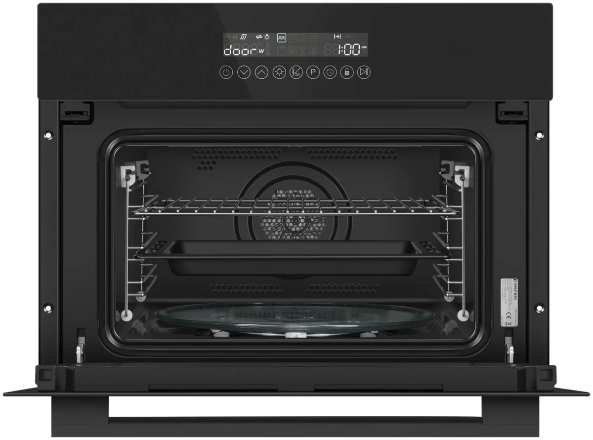 Духовой шкаф электрический MEO608BK MICROWAVE 2