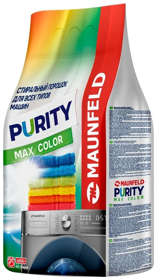 Стиральный порошок  Maunfeld Purity Max Color Automat 6000г MWP6000CA