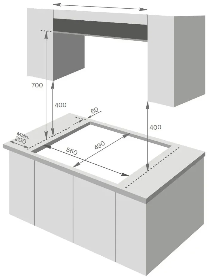 Варочная панель газовая MGH604BK GLASS COMFORT 2