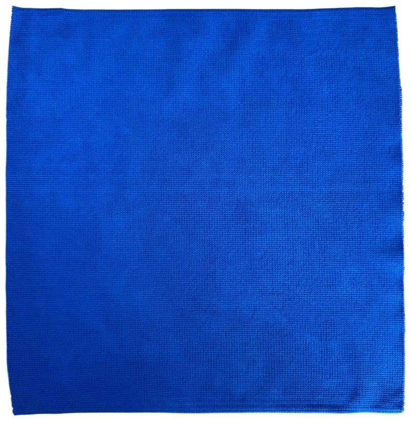 SP-300TO BLUE, 40*40 Ultrasonic Cut, Микрофибра для протирки автомобиля, цвет синий 5