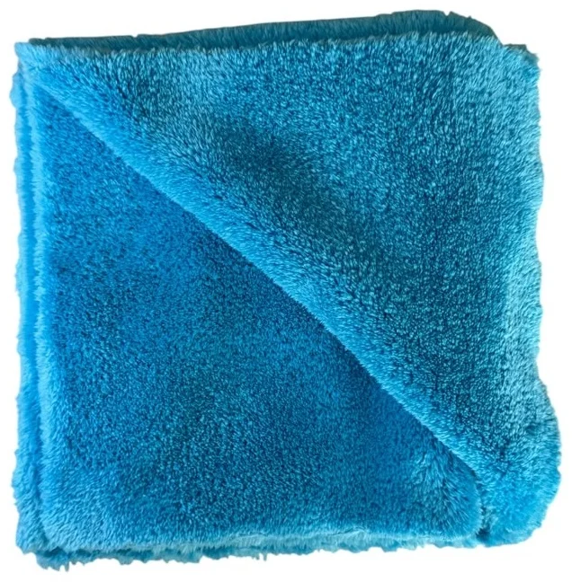 DP-550 Blue, 40*40 Ultrasonic Cut, Микрофибра для протирки автомобиля, цвет синий 3