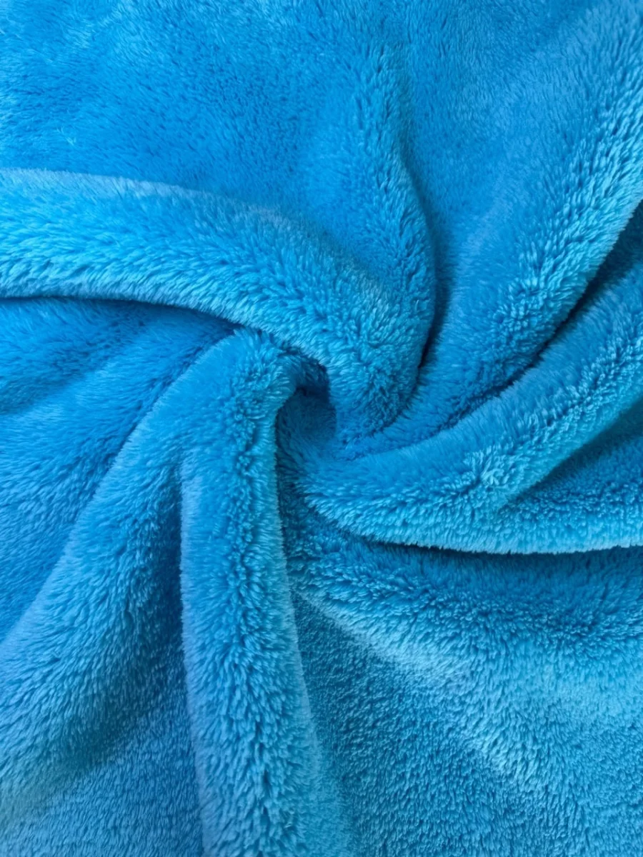 DP-550 Blue, 40*40 Ultrasonic Cut, Микрофибра для протирки автомобиля, цвет синий 6
