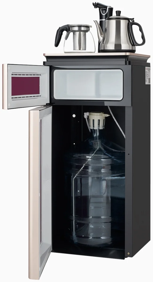 Кулер с чайным столиком Тиабар LK-AEL-52a champagne pink 2