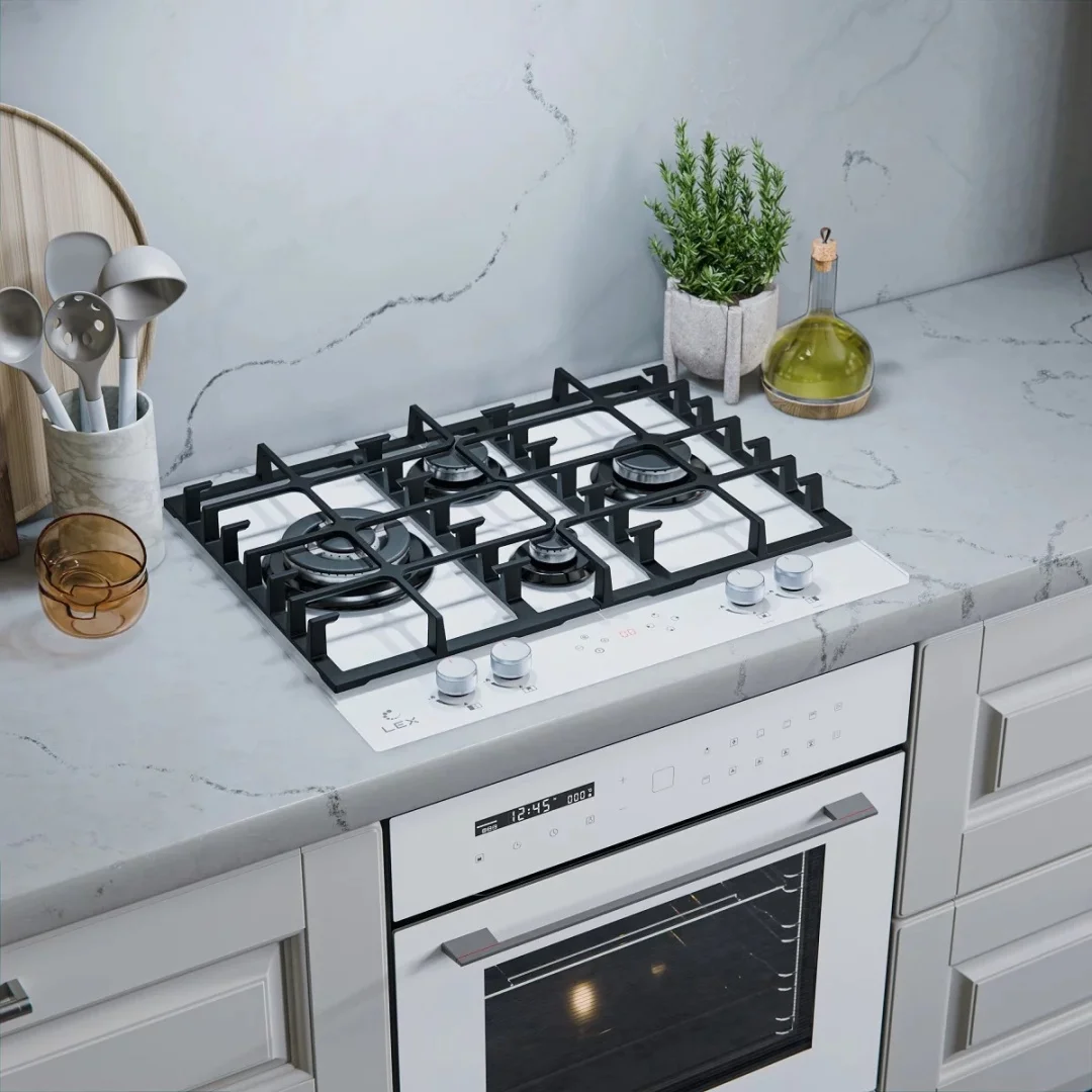 LEX GVG 646T WH газовая панель 3