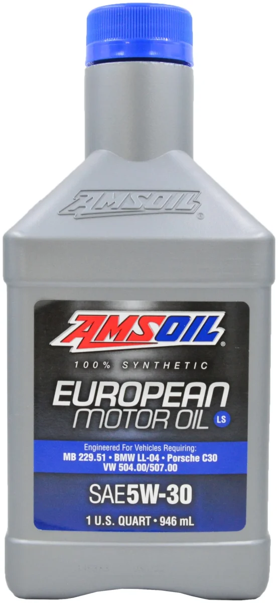 Моторное масло Синтетическое AMSOIL European CAR Formula Improved 5W-30 0,946 литра 2