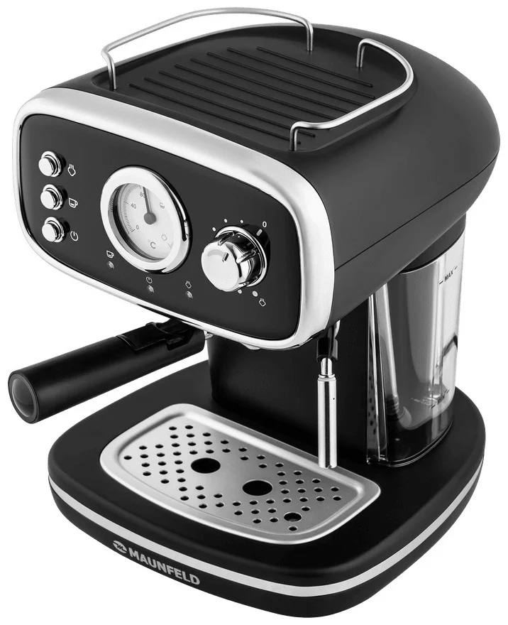 Кофемашина рожкового типа MAUNFELD MF-736BK 3