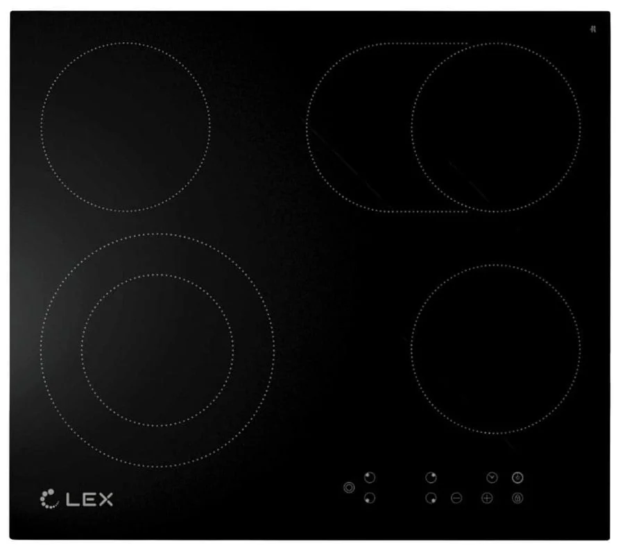 LEX EVH 642 BL  панель стеклокерамическая электрическая