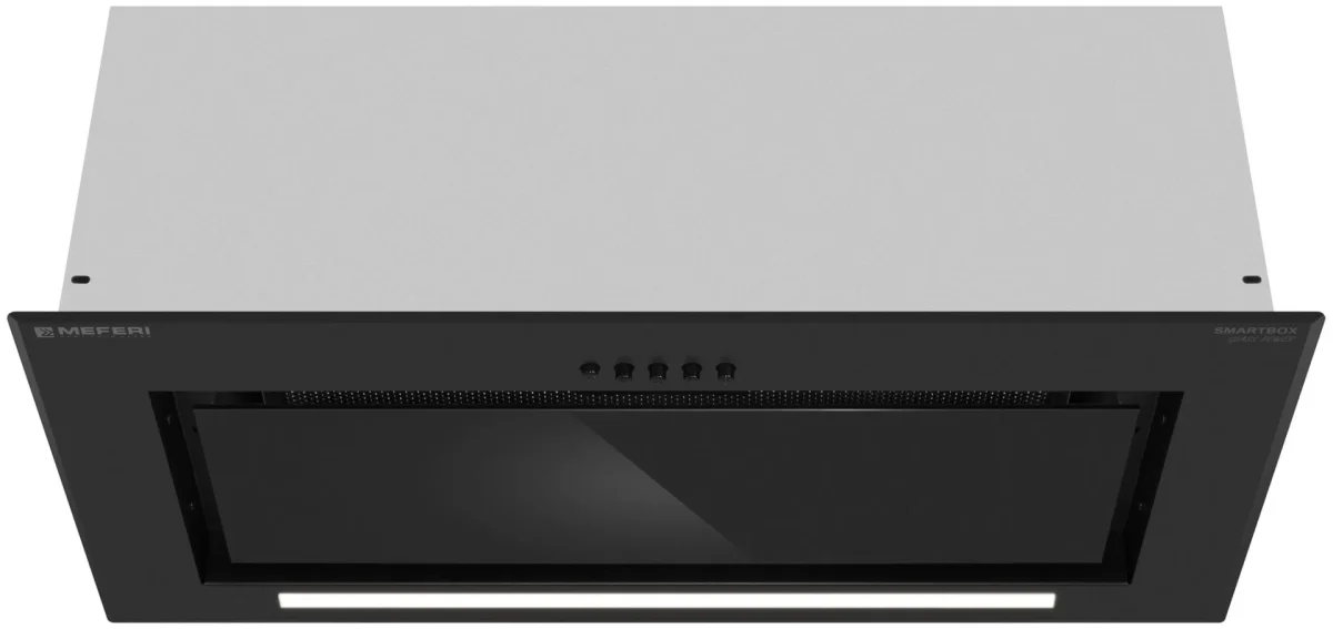 Вытяжка полновстраиваемая SMARTBOX60BK GLASS POWER 2