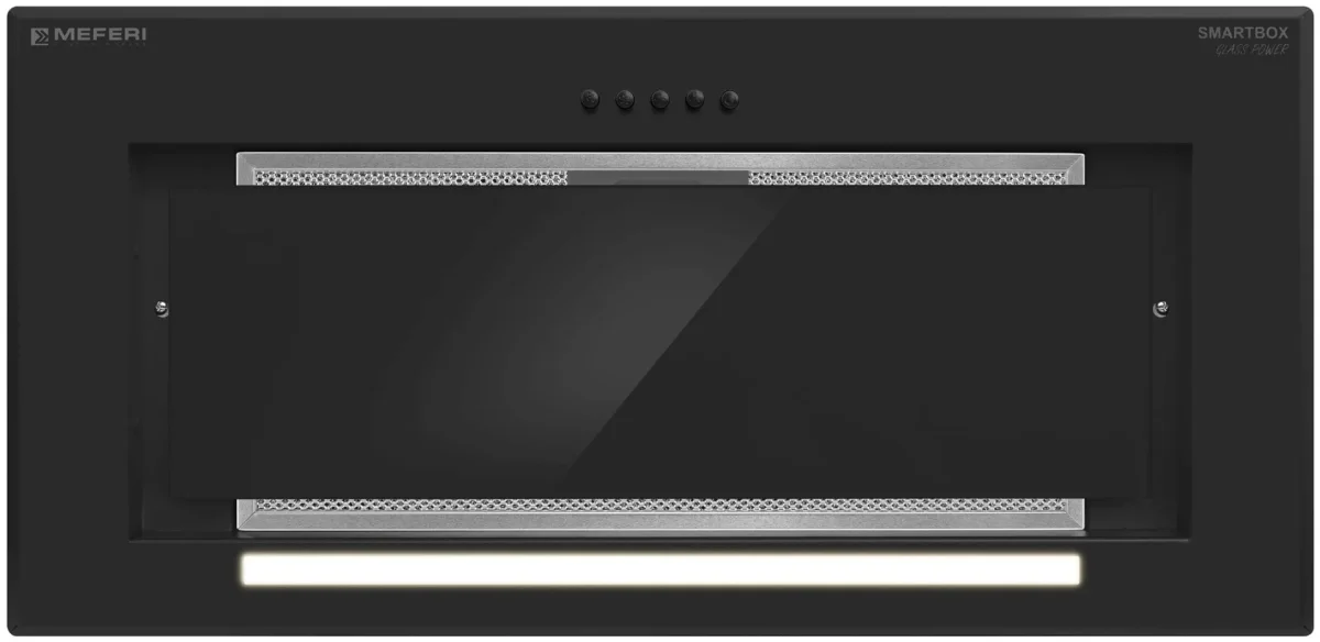 Вытяжка полновстраиваемая SMARTBOX60BK GLASS POWER 3