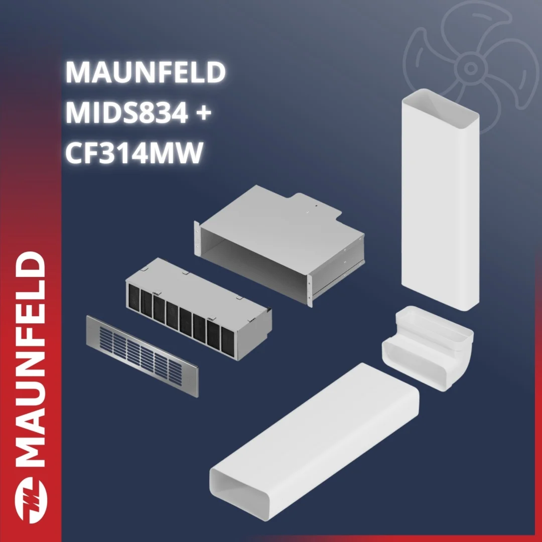 Комплект воздуховодов MAUNFELD MIDS834 с фильтром CF314MW (для MIHC834SF2BK)