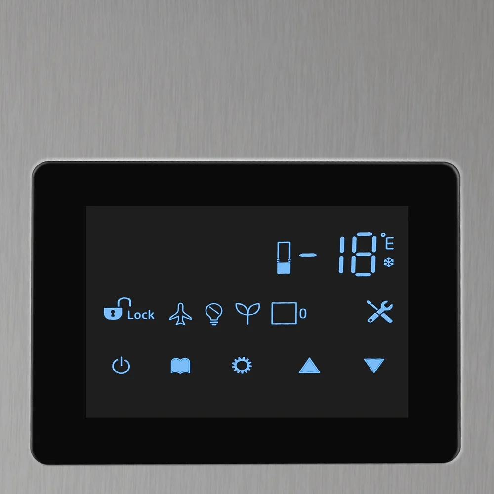 Морозильная камера MAUNFELD MFFR186NFDS Inverter 12