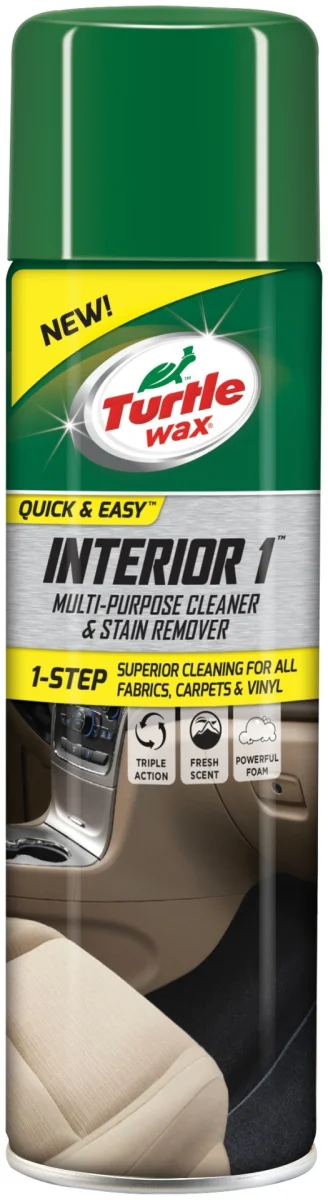 TURTLE WAX INTERIOR СУХАЯ ХИМЧИСТКА ОБИВКИ С НЕЙТРАЛИЗАТОРОМ ЗАПАХА 500мл 2
