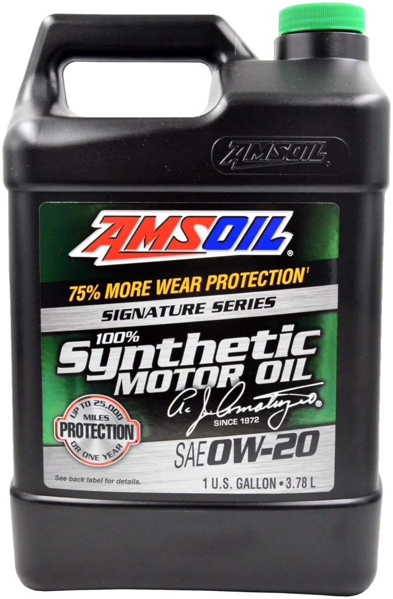 Синтетическое моторное масло Amsoil Synthetic 0W20 SS Motor Oil (1G) 2