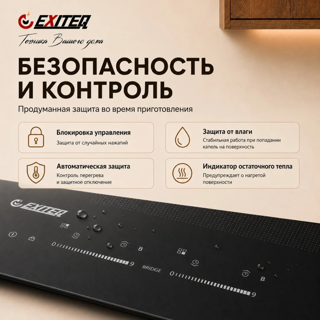Встр-ая варочная электр. поверхность EXITEQ EXH-519IBM, , шт 5