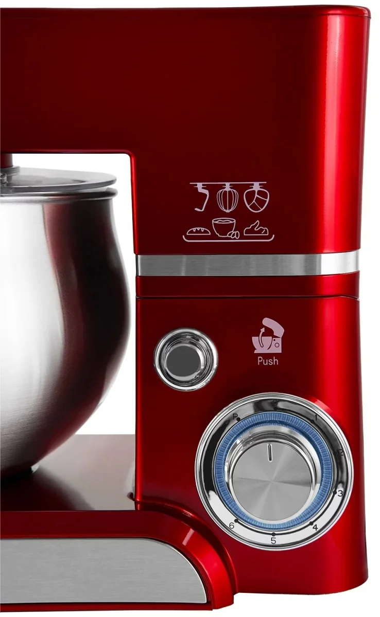 LEX LXMX 4130, миксер планетарный 5л (красный) 3