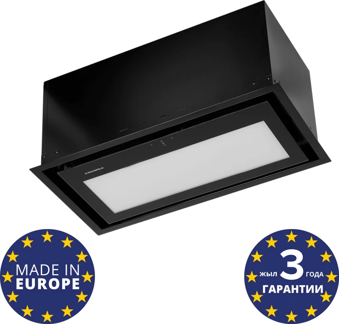 Кухонная вытяжка maunfeld mzr 60 lux чёрный 2
