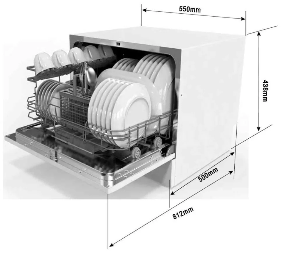 Посудомоечная машина EXITEQ EXDW-T502, , шт 7
