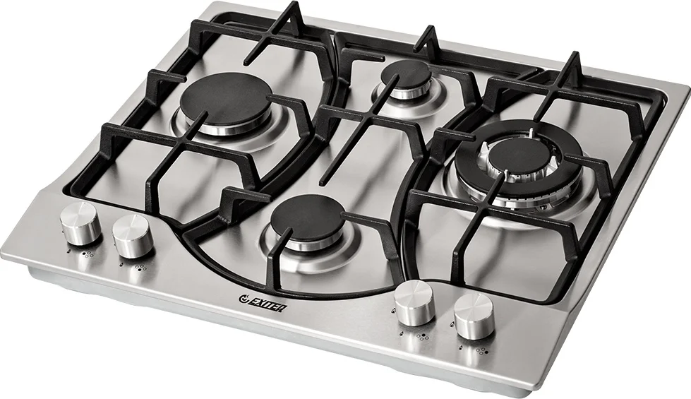 Встр-ая варочная газовая поверхность EXITEQ PF 640 STX-E/А, , шт 2