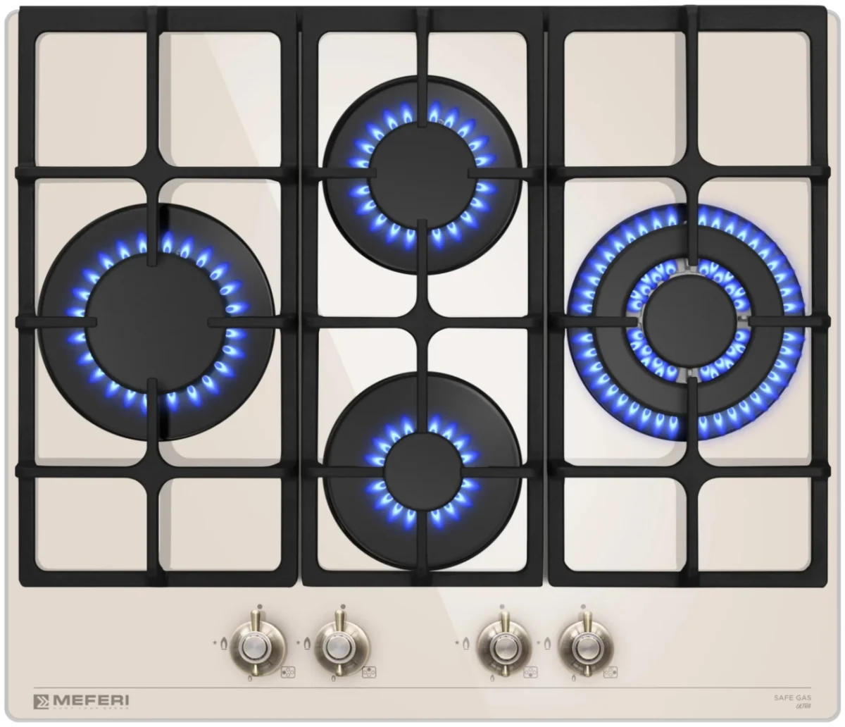 Варочная панель газовая MGH604BG GLASS RETRO