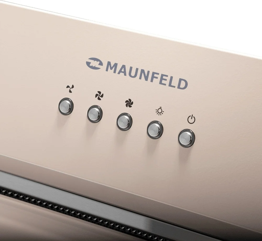 Кухонная вытяжка MAUNFELD TRAPEZE 602IG бежевый 17