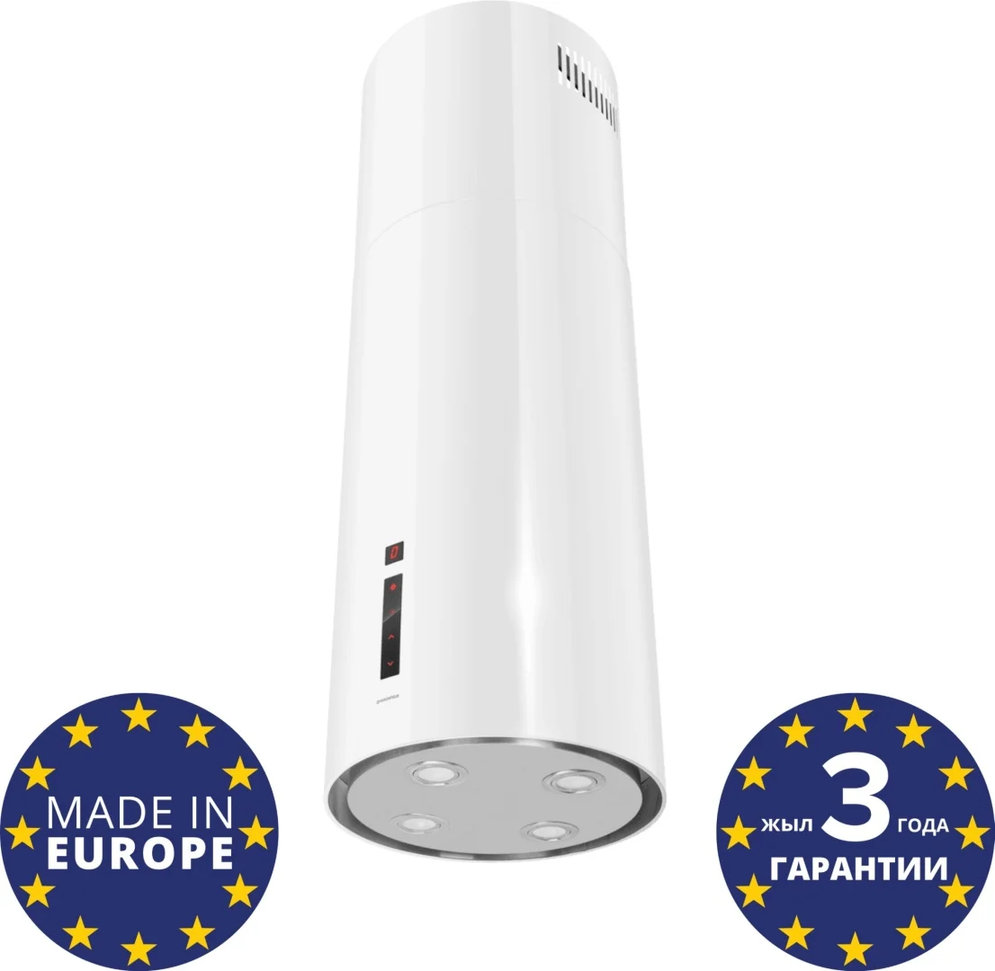 Кухонная вытяжка maunfeld lee isla (sensor) 39 белый 2