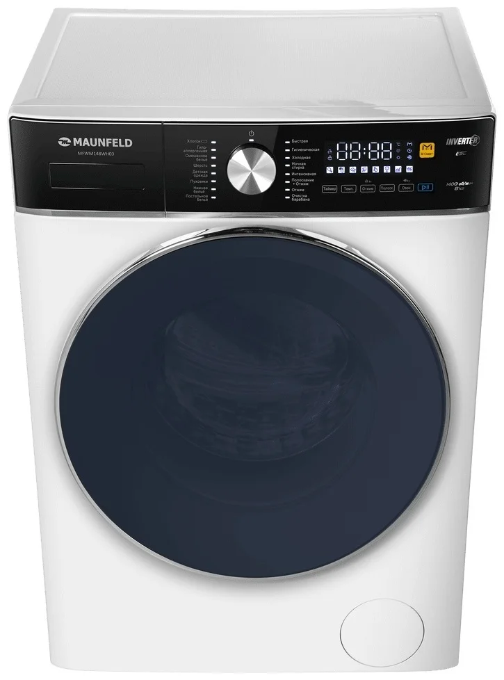 Стиральная машина с инвертором MAUNFELD MFWM148WH03 6