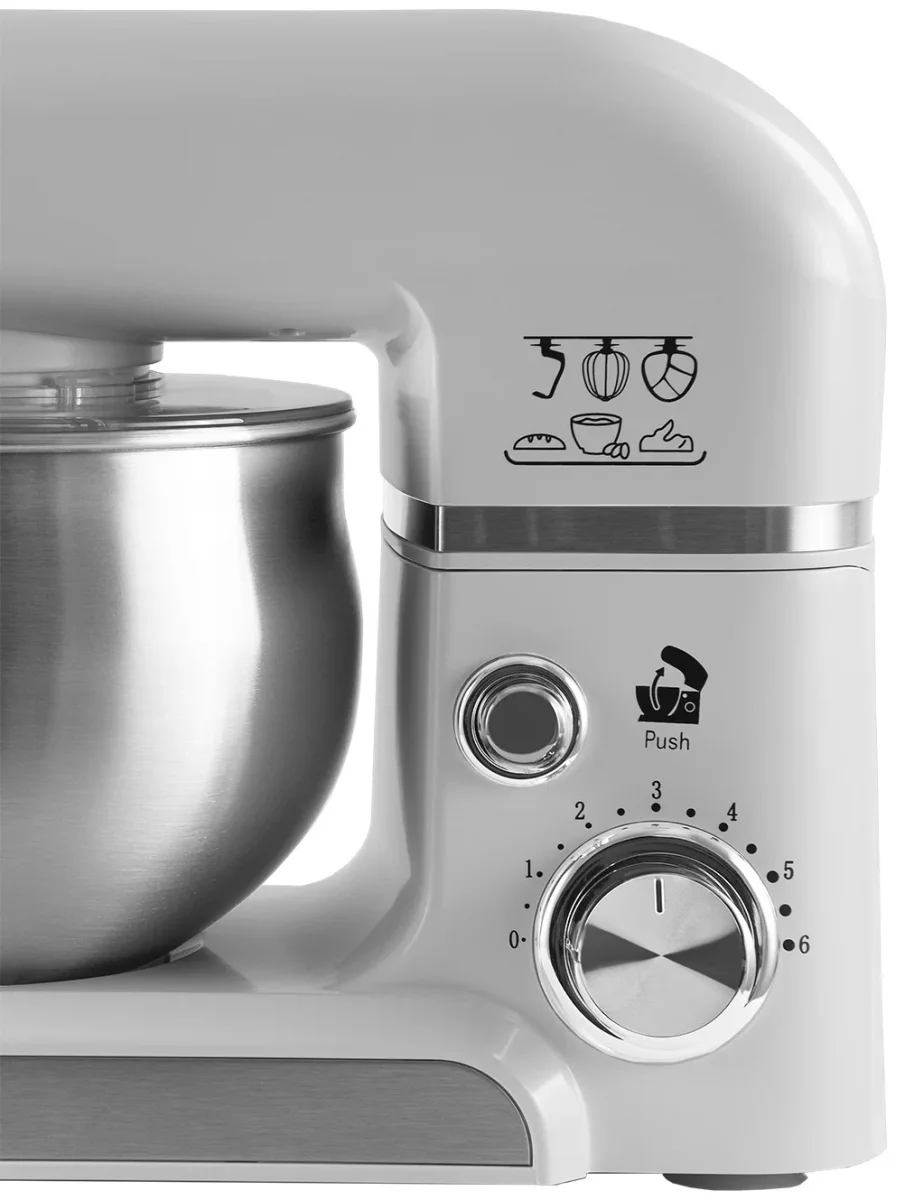 LEX LXMX 4133, миксер планетарный 3,5л (белый) 3
