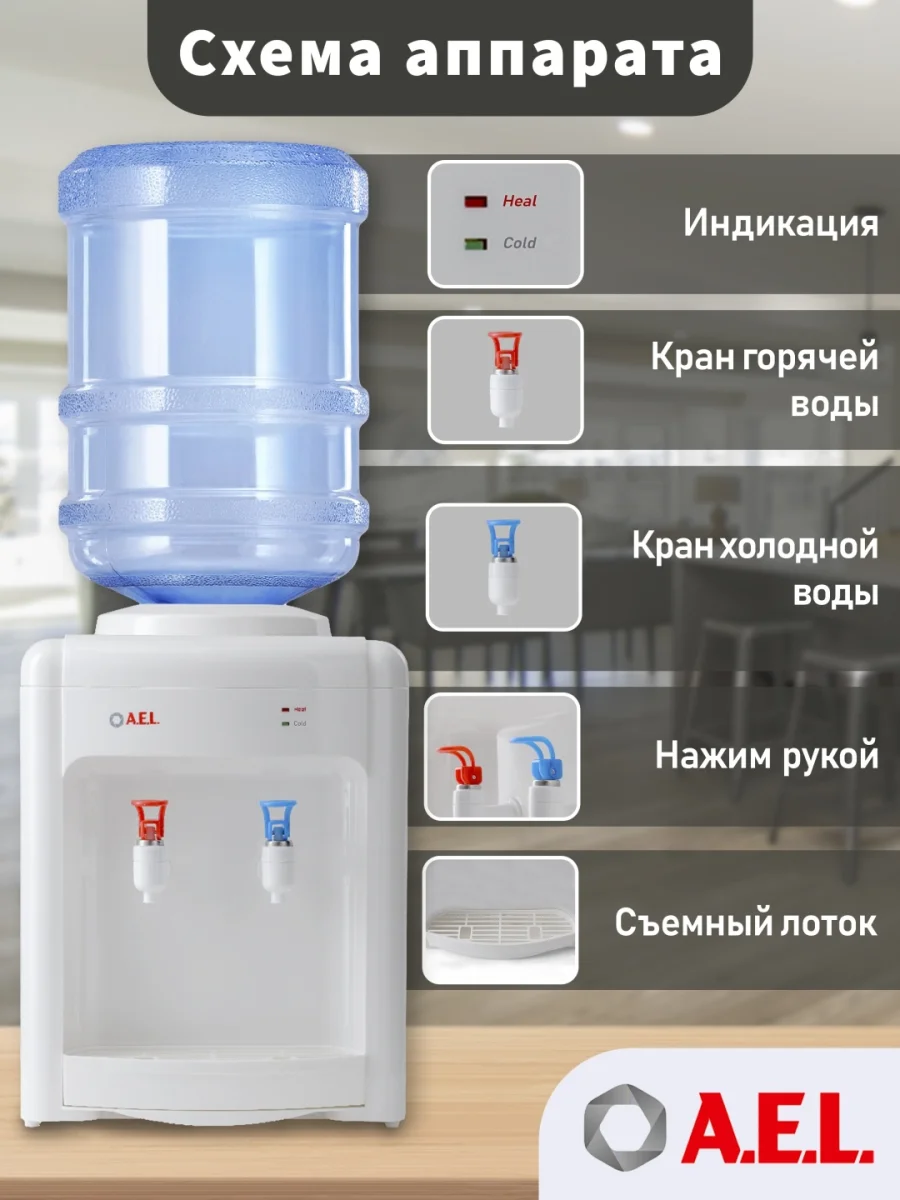 Кулер для воды TD-AEL-36 v.2 3