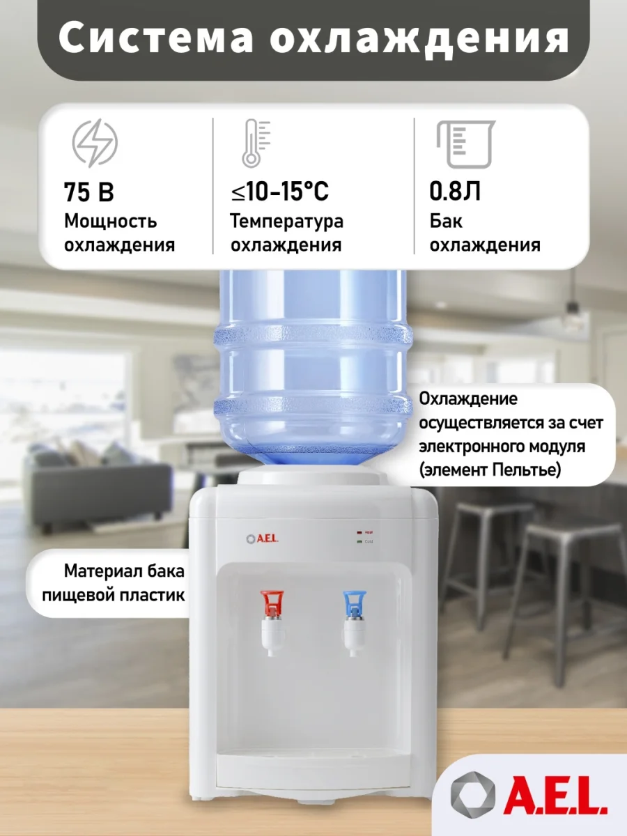 Кулер для воды TD-AEL-36 v.2 5