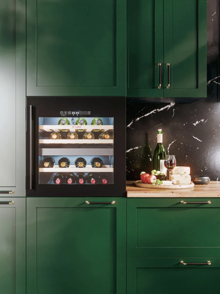 LEX LWD6036BL dual zone S винный холодильный шкаф 3
