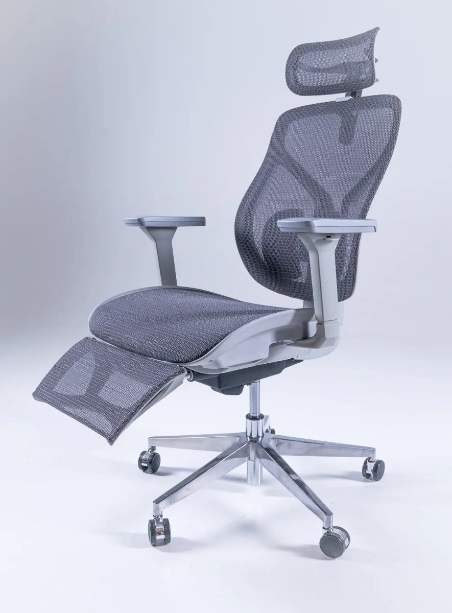 Офисное кресло  с подставкой для ног Арт Строй Мебель 09-1x Grey 11