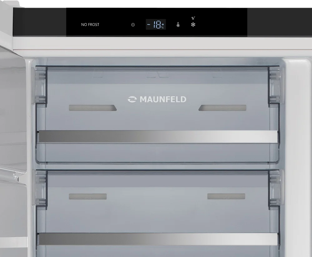 Морозильная камера MAUNFELD MFFR186NFBW Inverter 4
