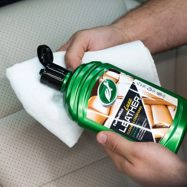TURTLE WAX LUXE LEATHER ОЧИСТИТЕЛЬ И КОНДИЦИОНЕР КОЖИ 500мл 3