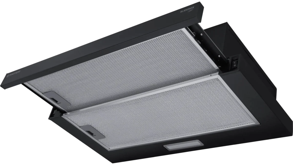 Вытяжка телескопическая SLIDEBOX60BK LIGHT