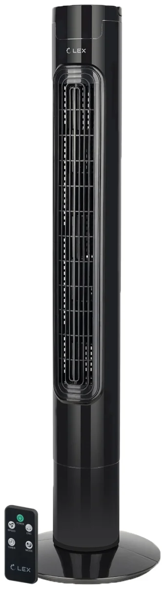 LEX LXFC 8367 38 вентилятор-колонна, ПДУ, черный