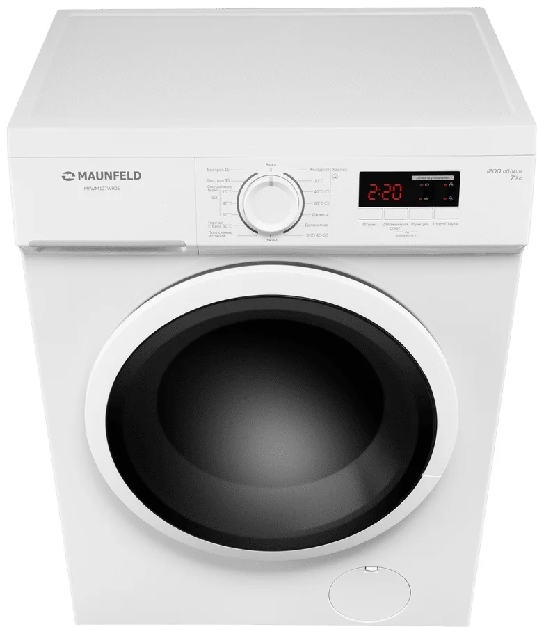 Стиральная машина maunfeld mfwm127wh05 6