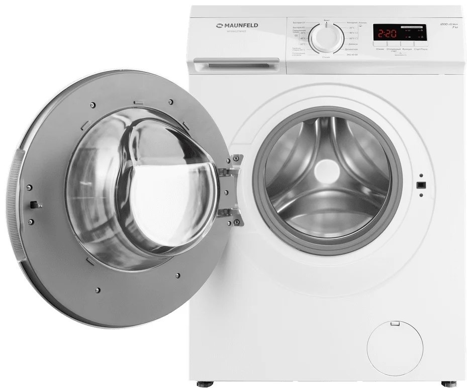 Стиральная машина maunfeld mfwm127wh05 7