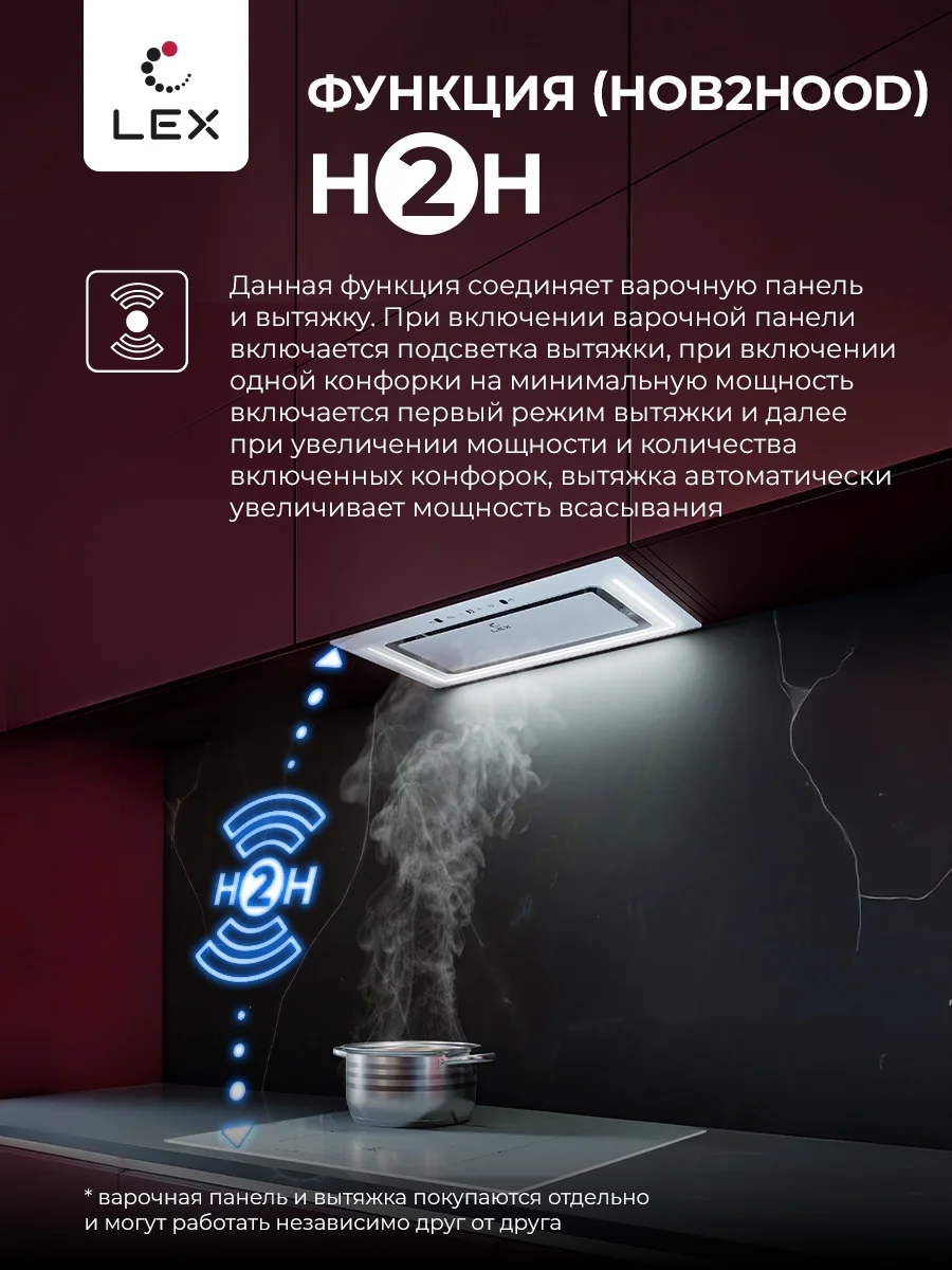 LEX NOVA 600 Inverter WH воздухоочиститель 7