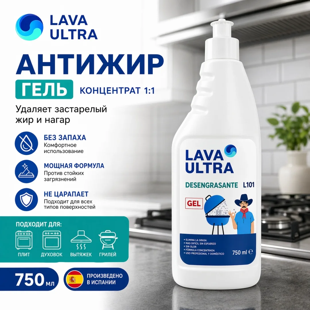 Lava Ultra L10107 new Антижир гель Desengrasante 750 мл