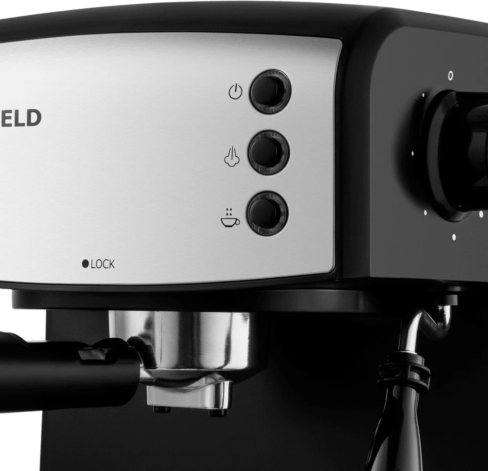 Кофемашина рожкового типа maunfeld mf-734bk 8