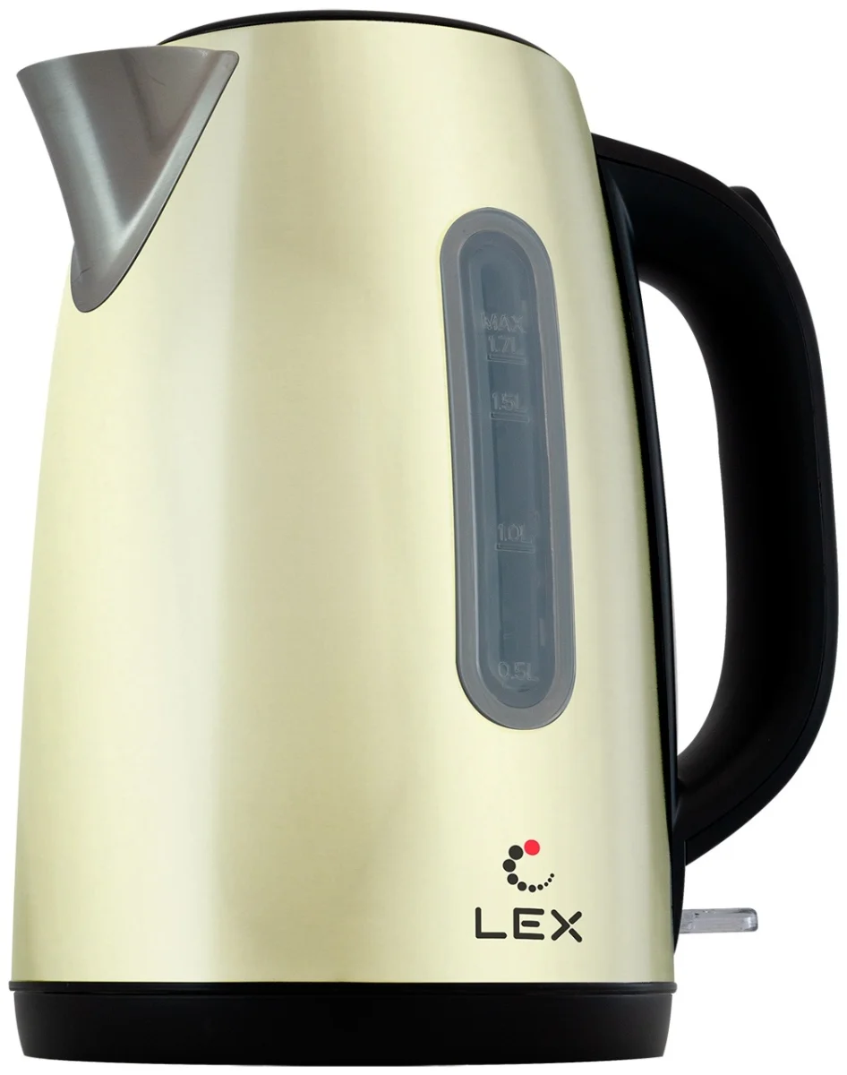 LEX LX-30017-3, чайник электрический (бежевый)